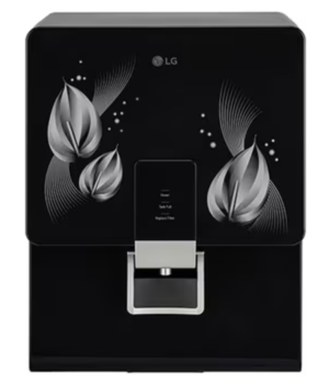 LG 8L RO+Mineral Booster Water Purifier with Steel Tank, Black